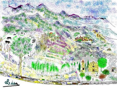 Fen�tre sur le jardin d'hiver