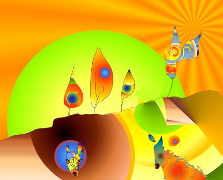 Z�bres ensoleill�s